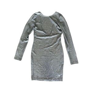 Silver sequin dress size S